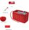 Soyizom Filcowa wkładka do organizera do torebki, wkładka do torebki, wkładka do organizera do torby na ramię, pasuje do Speedy 25-40, Neverfull (czer - zdjęcie 2