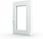 Dobreokna24 Okno Pcv Standard 565x835mm Uchylne Antracyt 2-Szybowe - zdjęcie 2