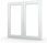 Veka Okno Pcv 1465x1435mm R/Ru 1/3 I 2/3 Antracyt Tr - zdjęcie 2