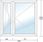 Veka Okno Pcv 1465x1435mm R/Ru 1/3 I 2/3 Antracyt Tr - zdjęcie 4