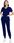 Komplet Medyczny Damski Scrub Uniform Model Cure Kolor Navy Blue Rozmiar S - zdjęcie 4