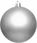 Christmas Decoration Bombki 60Mm Srebrny 12Szt. - zdjęcie 7