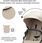 Wózek Kinderkraft Newly Mink Pro Beżowy Głęboko Spacerowy + Fotelik + Baza - zdjęcie 9