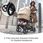 Wózek Kinderkraft Newly Mink Pro Beżowy Głęboko Spacerowy + Fotelik + Baza - zdjęcie 11