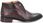Eleganckie buty męskie zimowe - LEADER 084A-704 BORDOWE - zdjęcie 5
