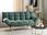 Beliani Sofa Rozkładana Zielona Ingaro (439269Bel) - zdjęcie 2