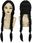 peruka Wednesday Addams Czarna dla kobiet i dziewcząt, naturalny wygląd - zdjęcie 1