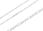 Intergold Srebrny łańcuszek nierodowany figaro pr. 925 55 cm - zdjęcie 3