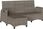 vidaXL Rozkładana Sofa Ogrodowa Z Poduszkami L-Kształtna Szara 4108240 - zdjęcie 6