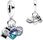 Charms zawieszka srebrna próba 925 Podróże DIA-CHA-IM2720224CH-925 - zdjęcie 3