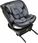 Fotelik Summer Baby Vigo 40-150Cm Isofix I-Size Obrotowy 360° Rwf Z Nogą 0-36 kg Grafitowy - zdjęcie 6