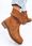 Botki z marszczoną cholewką BRACY CAMEL 39 - zdjęcie 5