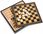 1A Games Italian Chess Acacia Wood Classic Premium + Chess Board Leather Gold/Black 48 - zdjęcie 4