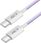 Ładowarka do telefonu Tech-Protect Ultraboost Lite Typ-C Kabel Pd60W/3A 200cm Mauve - zdjęcie 4
