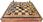 1A Games Italian Set Chess Pieces Mignon Flowery + Board Leatherette Globe Map28 - zdjęcie 2