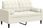 vidaXL 2 Osobowa Sofa Z Poduszkami Kremowa 120Cm Aksamit (3278217) - zdjęcie 2