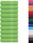 vidaXL Ręczniki Do Rąk 10Szt. Zielone 50X100Cm Bawełna 100% - zdjęcie 4