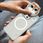 Nimmy Etui Glasses Cool Cat Magsafe Do Apple Iphone 16 Pro Szary - zdjęcie 8