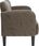 vidaXL Sofa Dwuosobowa Ciemnoszara 110Cm Sztuczna Skóra (4100542) - zdjęcie 5