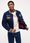 MUSTANG Rigby MĘSKA KURTKA Z NADRUKAMI Dress Blues 1014779 5334 - zdjęcie 3