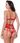 AMOURA SET RED (bra,belt,string/biustonosz, pas, stringi) L/XL - zdjęcie 2