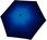 Parasol damski Doppler Carbonsteel Mini Slim Fusion Blue manualny składany granatowy wzór - zdjęcie 2