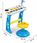 Web-Market Keyboard Dla Dzieci Pianino Z Mikrofonem Mp3 Instrument Muzyczny Niebieski - zdjęcie 3