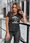 Czarny t-shirt z nadrukiem Espresso : Rozmiar - UNIWERSALNY - zdjęcie 2