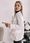 Marynarka oversize z różą Olivia biała : Rozmiar - 2XL - zdjęcie 4