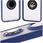 Bizon Case Hybrid Ring Do Honor Magic7 Pro Z Granatową Ramką - zdjęcie 4