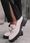 Buty damskie, mokasyny ze zdobieniem Goldie, ecru : Rozmiar - 36 - zdjęcie 3