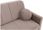 Black Red White Sofa Trzyosobowa Latina Rozkładana Z Pojemnikiem Taupe  - zdjęcie 3