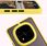 Bizon Etui Z Uchwytem Na Palec Case Hybrid Ring Do Xiaomi Redmi Note 14 Pro Plus 5G Przydymione Żółtą Ramką - zdjęcie 6