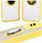 Bizon Etui Z Uchwytem Na Palec Case Hybrid Ring Do Motorola Moto G15 Power Przydymione Żółtą Ramką - zdjęcie 5