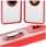 Bizon Etui Z Uchwytem Na Palec Case Hybrid Ring Do Motorola Moto G15 Power Przydymione Czerwoną Ramką - zdjęcie 5