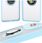 Bizon Etui Z Uchwytem Na Palec Case Hybrid Ring Do Motorola Moto G15 Power Przydymione Jasnoniebieską Ramką - zdjęcie 2