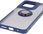 Bizon Etui Z Uchwytem Na Palec Case Hybrid Ring Do Motorola Moto G15 Power Przydymione Granatową Ramką - zdjęcie 3
