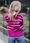Sweter w paski Frances różowy : Rozmiar - S/M - zdjęcie 5