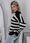 Perfumowany sweter z golfem Be My Baby biało-czarny : Rozmiar - Jeden rozmiar - zdjęcie 5