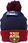 Czapka Zimowa FC Barcelona z Pomponem Herb Logo Granatowa DZIECIĘCA 52/54 - zdjęcie 6