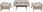 Bolzano Sofa Ogrodowa 2 Osobowa Primavera Aluminium Beż - zdjęcie 2