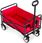 Bemi Duży Wózek Ogrodowy Transportowy Składany 90X48cm Czerwony - zdjęcie 6