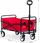 Bemi Duży Wózek Ogrodowy Transportowy Składany 90X48cm Czerwony - zdjęcie 2