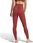 Legginsy treningowe damskie adidas ALL ME ESSENTIALS bordowe JI8344 - zdjęcie 2