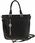Victoria&Co Torebka Damska czarna teczka listonoszka H063 black - zdjęcie 3