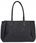 Czarna torebka shopper z ekoskóry one size - zdjęcie 4