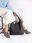 Czarna torebka damska shopper one size - zdjęcie 2