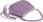 FASHION Włoska Torebka Damska Kuferek Listonoszka na Ramię HJ8836 Purple - zdjęcie 3