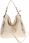 The Grace bags Włoska Torebka Damska Shoper Worek na Ramię LH2578 Beige - zdjęcie 6