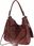 The Grace bags Włoska Torebka Listonoszka Worek na Ramię lh2311 Red - zdjęcie 4